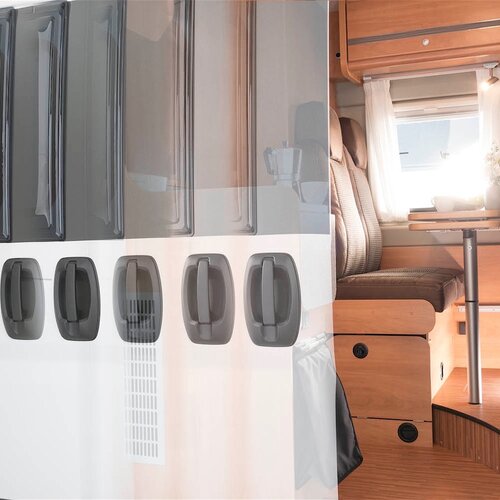 SOFTLOCK | Never again wake up the camp ground at night. Also available as an optional fully electric sliding door.